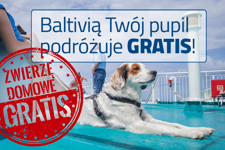 Baltivią Twój pupil podróżuje GRATIS!